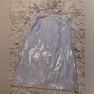 Sequin Lavender Dress